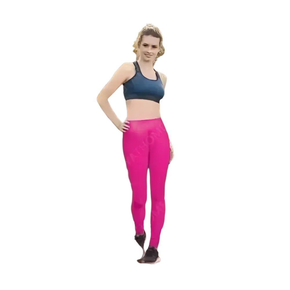 Damen Sportleggings in XS bis XL von BUYATHOME24, bequemes Stretchmaterial, sportliche Passform und modernes Design