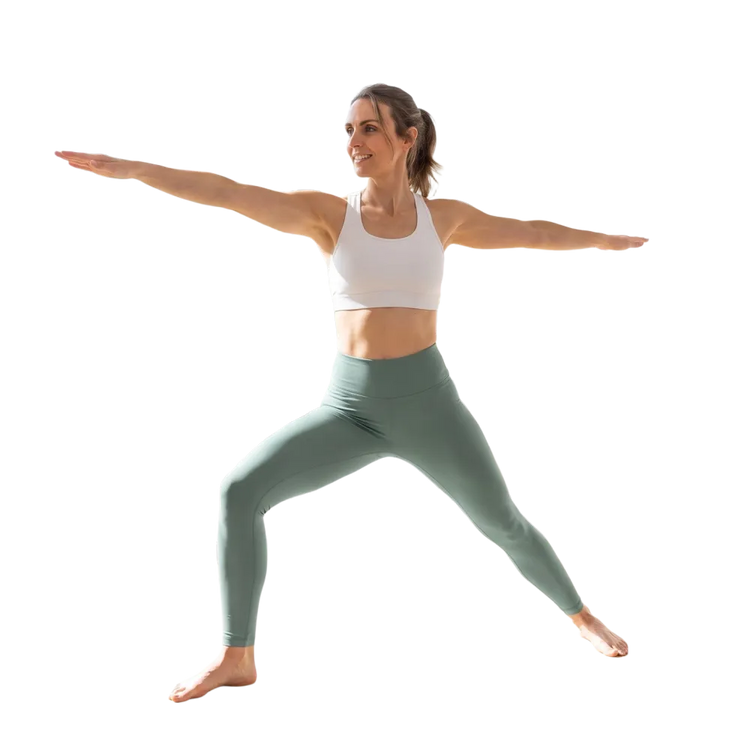 Damen Sportleggings mit hohem Bund und Vier-Wege-Stretch in XS-XL, bequem und vielseitig, in dunkler Farbe, von BUYATHOME24