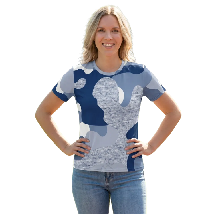 Damen Sportshirt aus Jersey mit Vier-Wege-Stretch in XS bis 2XL, bequemes Sportshirt für Damen, BUYATHOME24