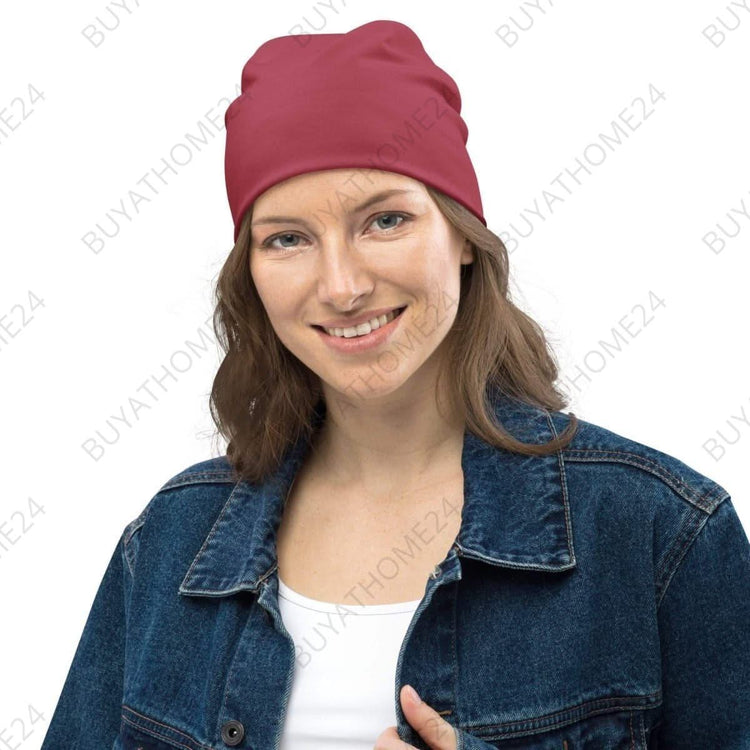 • Damen Beanie Mütze S-L - BUYATHOME24 - Textildruck - GERMANY - Beanie Mütze, DAMENMODE