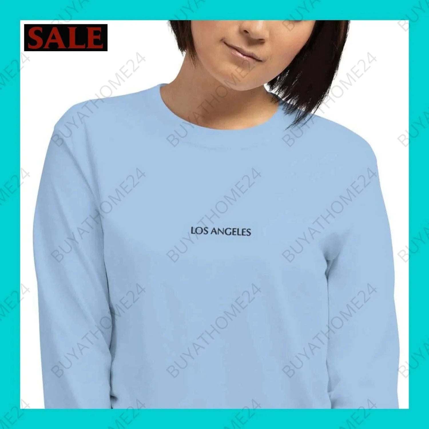 Damen Sweatshirt S-4XL - BUYATHOME24 - bestickt - GERMANY - DAMENMODE, Sweatshirt, YOUR STYLE