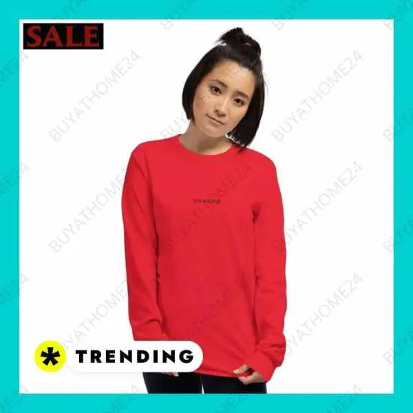 damen-sweatshirt-s-4xl-buyathome24-bestickt-rot-s-100-baumwolle-642_e021dff3-2007-430a-94a6-0c3a9b45629b - BUYATHOME24®