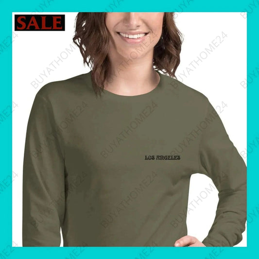 Damen Sweatshirt XS-2XL - BUYATHOME24 - bestickt - GERMANY - DAMENMODE, Sweatshirt, YOUR STYLE