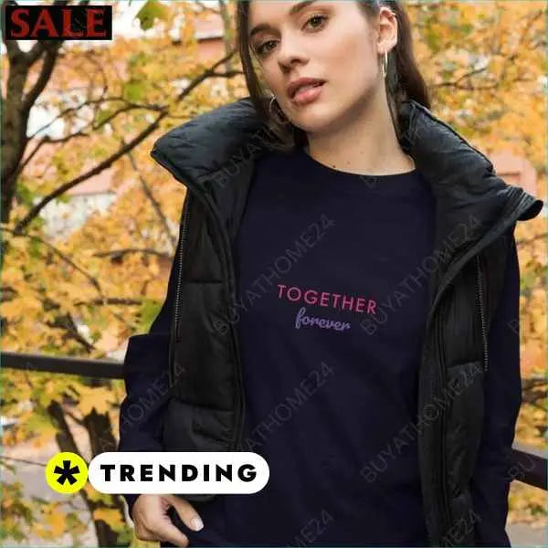 ▻ Rundhals Sweatshirt I Damen Langarm T-Shirt XS - 2XL BUYATHOME24®