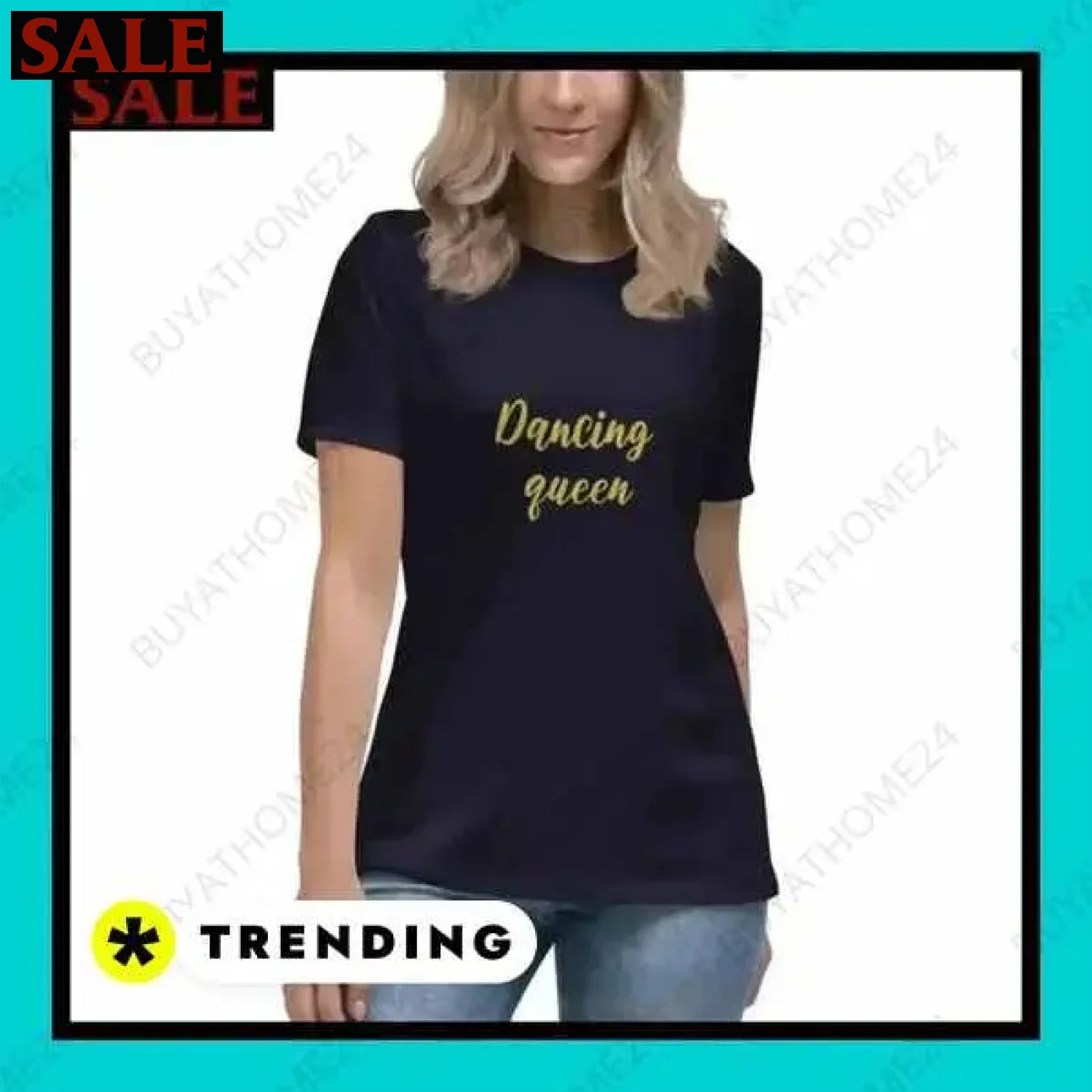 Damen T-Shirt aus Baumwolle in S bis 3XL für zeitlose Eleganz  Textildruck BUYATHOME24, T-Shirts BUYATHOME24, Hoodies BUYATHOME24,  Hosen BUYATHOME24, Jacken BUYATHOME24, Schuhe BUYATHOME24