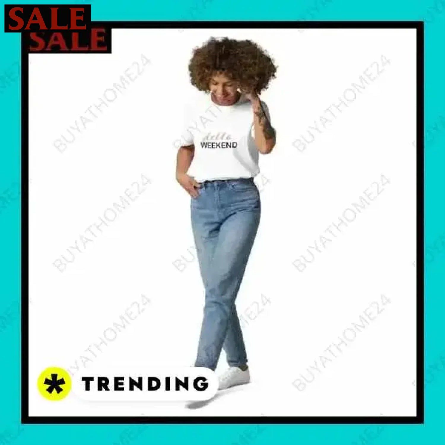 • Rundhalsshirts I Damen T-Shirt S, M, L, XL,2XL  Textildruck BUYATHOME24, T-Shirts BUYATHOME24, Hoodies BUYATHOME24,  Hosen BUYATHOME24, Jacken BUYATHOME24, Schuhe BUYATHOME24