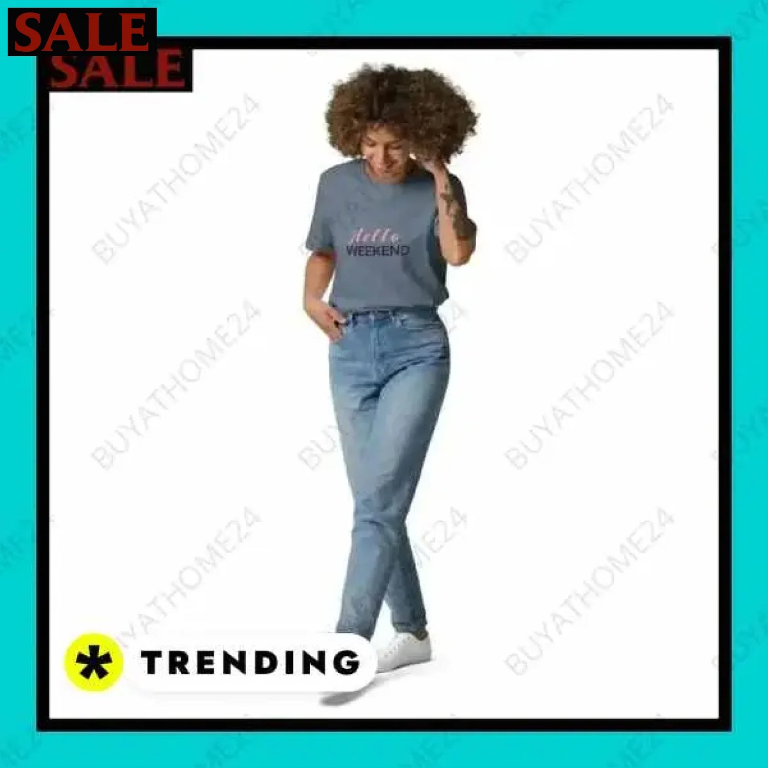 • Rundhalsshirts I Damen T-Shirt S, M, L, XL,2XL  Textildruck BUYATHOME24, T-Shirts BUYATHOME24, Hoodies BUYATHOME24,  Hosen BUYATHOME24, Jacken BUYATHOME24, Schuhe BUYATHOME24