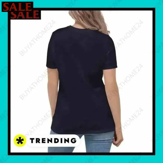 Damen T-Shirt aus Baumwolle in verschiedenen Größen bei buyathome24 i damen  Textildruck BUYATHOME24, T-Shirts BUYATHOME24, Hoodies BUYATHOME24,  Hosen BUYATHOME24, Jacken BUYATHOME24, Schuhe BUYATHOME24