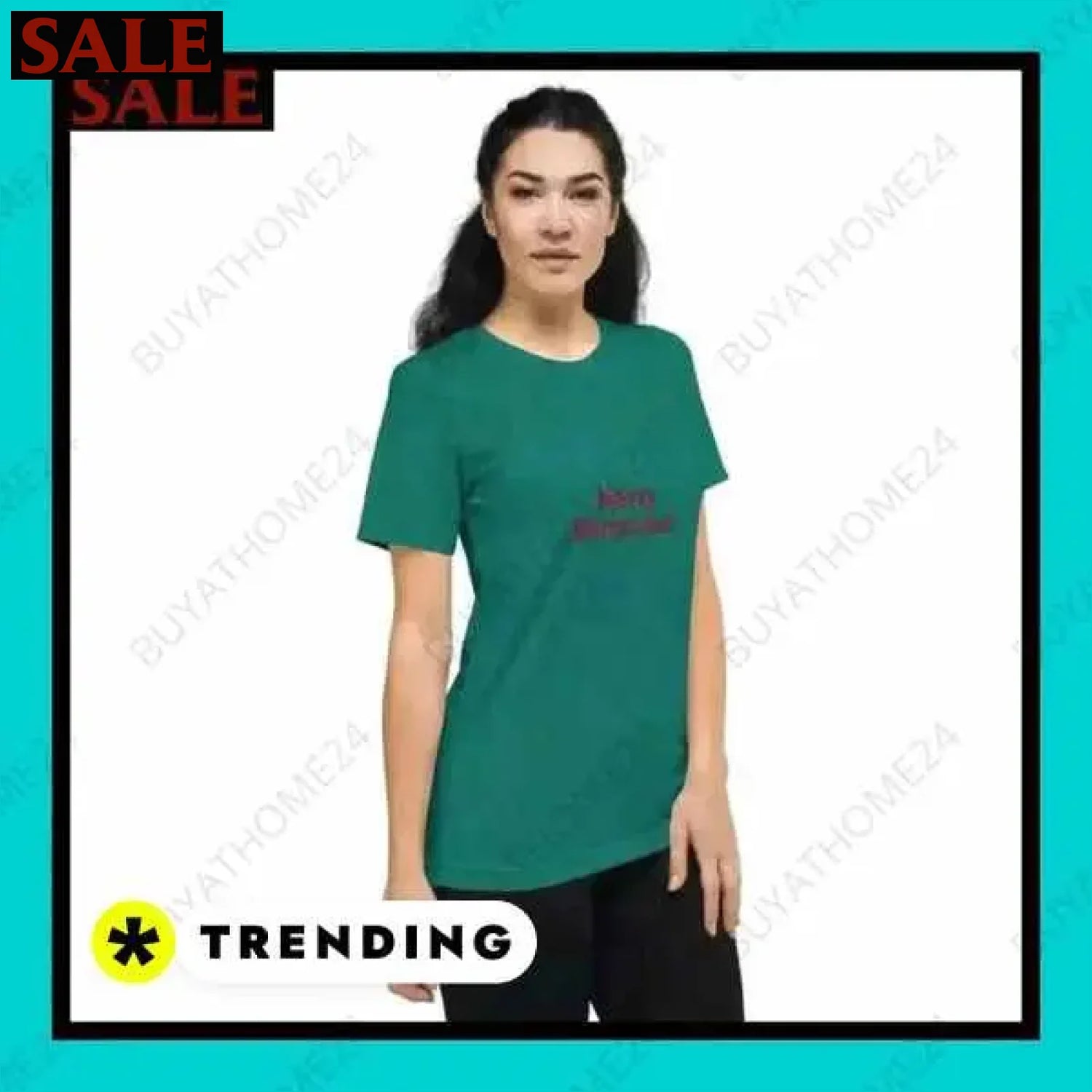 Damen T-Shirt aus Polyester für jeden Stil bei buyathome24  Textildruck BUYATHOME24, T-Shirts BUYATHOME24, Hoodies BUYATHOME24,  Hosen BUYATHOME24, Jacken BUYATHOME24, Schuhe BUYATHOME24
