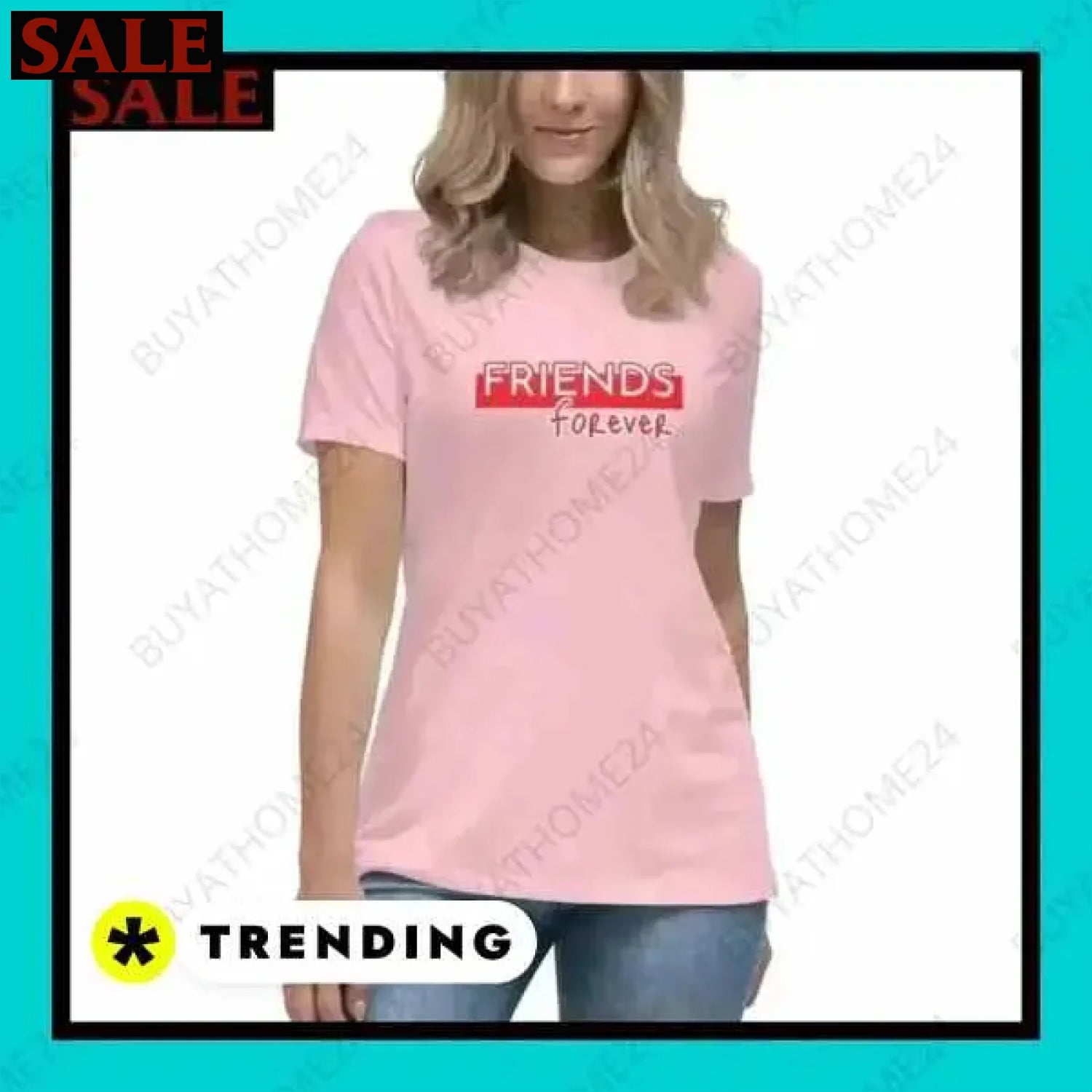 Damen T-Shirt in Baumwolle S bis 3XL für zeitlosen Stil  Textildruck BUYATHOME24, T-Shirts BUYATHOME24, Hoodies BUYATHOME24,  Hosen BUYATHOME24, Jacken BUYATHOME24, Schuhe BUYATHOME24