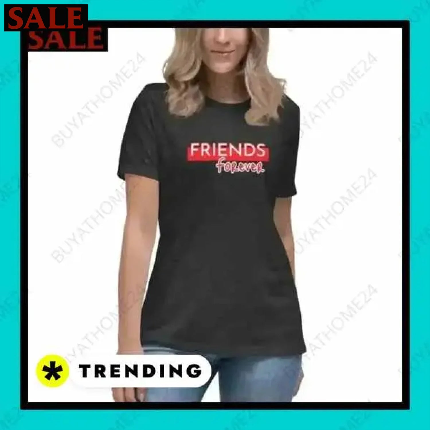 Damen T-Shirt in S bis 3XL für stilvollen Komfort bei BuyAtHome24 I Damen  Textildruck BUYATHOME24, T-Shirts BUYATHOME24, Hoodies BUYATHOME24,  Hosen BUYATHOME24, Jacken BUYATHOME24, Schuhe BUYATHOME24