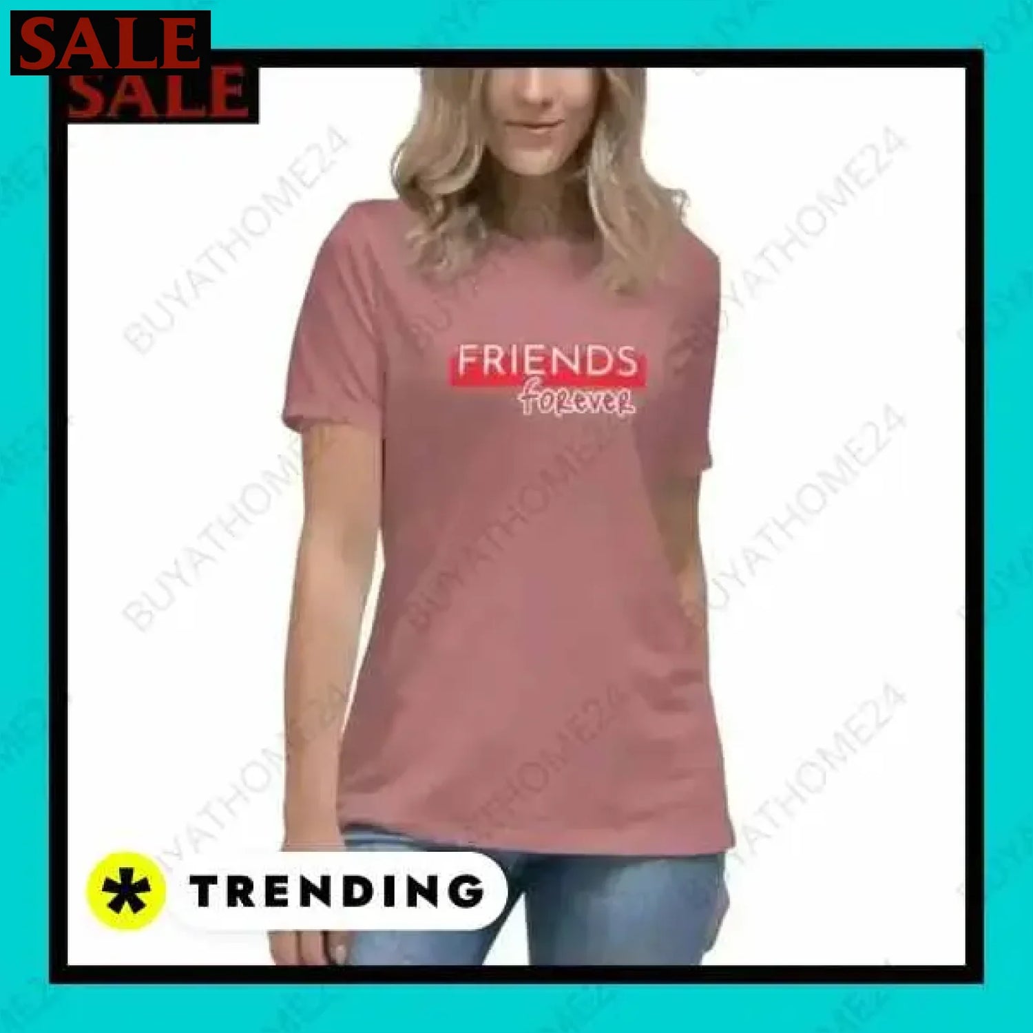 Damen T-Shirt in S bis 3XL für stilvollen Komfort bei BuyAtHome24 I Damen  Textildruck BUYATHOME24, T-Shirts BUYATHOME24, Hoodies BUYATHOME24,  Hosen BUYATHOME24, Jacken BUYATHOME24, Schuhe BUYATHOME24