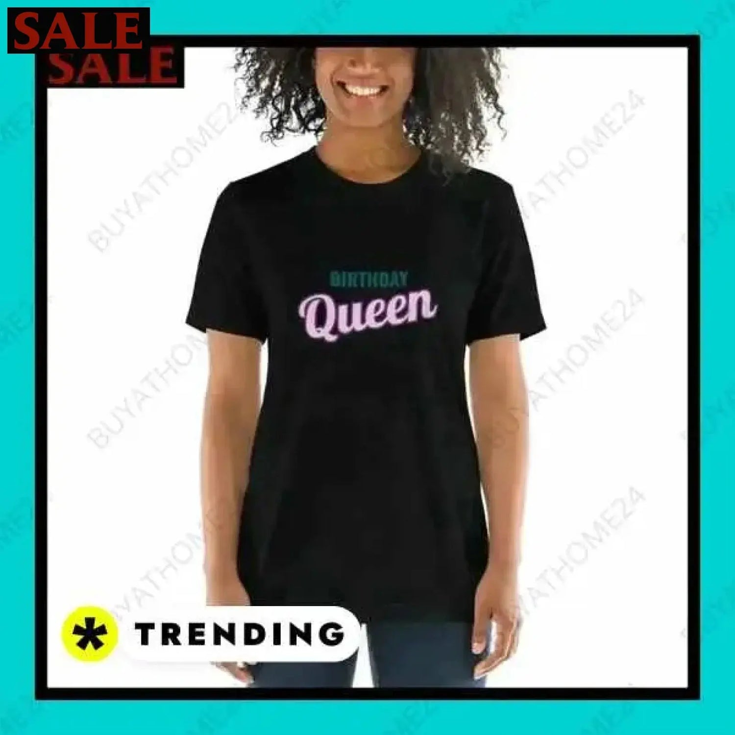 SALE % Rundhalsshirts I Kurzarm Grafik Damen T-Shirt XS-3XL BUYATHOME24®