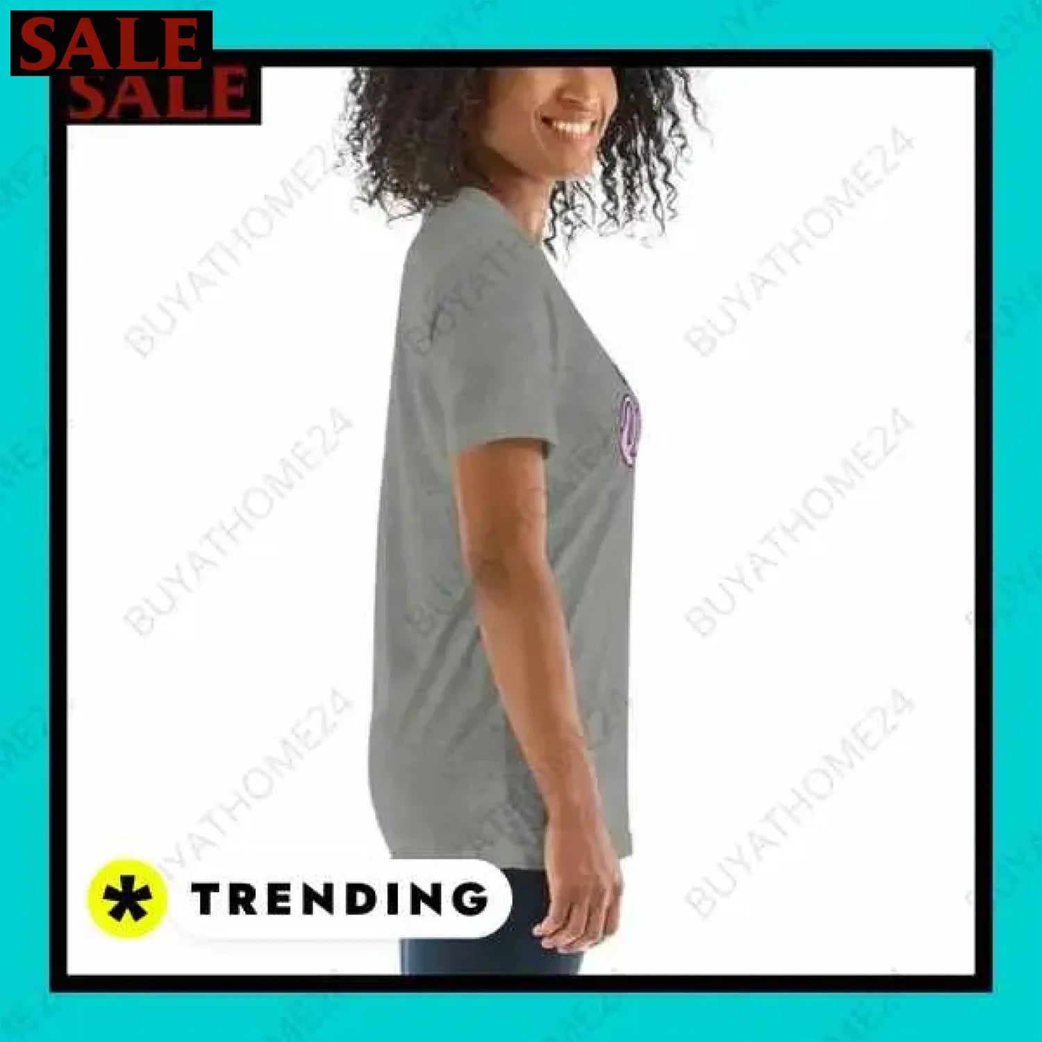 Damen T-Shirt in verschiedenen Größen bei buyathome24 i damen  Textildruck BUYATHOME24, T-Shirts BUYATHOME24, Hoodies BUYATHOME24,  Hosen BUYATHOME24, Jacken BUYATHOME24, Schuhe BUYATHOME24