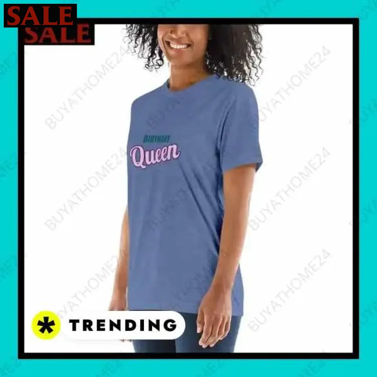Damen T-Shirt in verschiedenen Größen bei buyathome24 i damen  Textildruck BUYATHOME24, T-Shirts BUYATHOME24, Hoodies BUYATHOME24,  Hosen BUYATHOME24, Jacken BUYATHOME24, Schuhe BUYATHOME24
