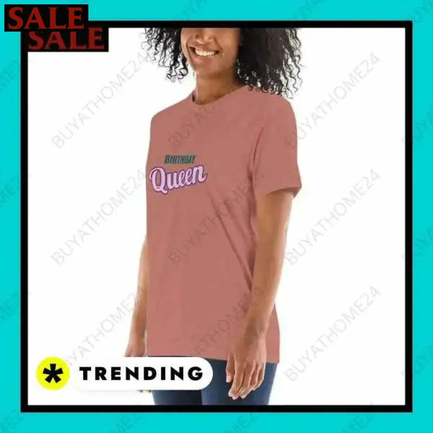 Damen T-Shirt in verschiedenen Größen bei buyathome24 i damen  Textildruck BUYATHOME24, T-Shirts BUYATHOME24, Hoodies BUYATHOME24,  Hosen BUYATHOME24, Jacken BUYATHOME24, Schuhe BUYATHOME24