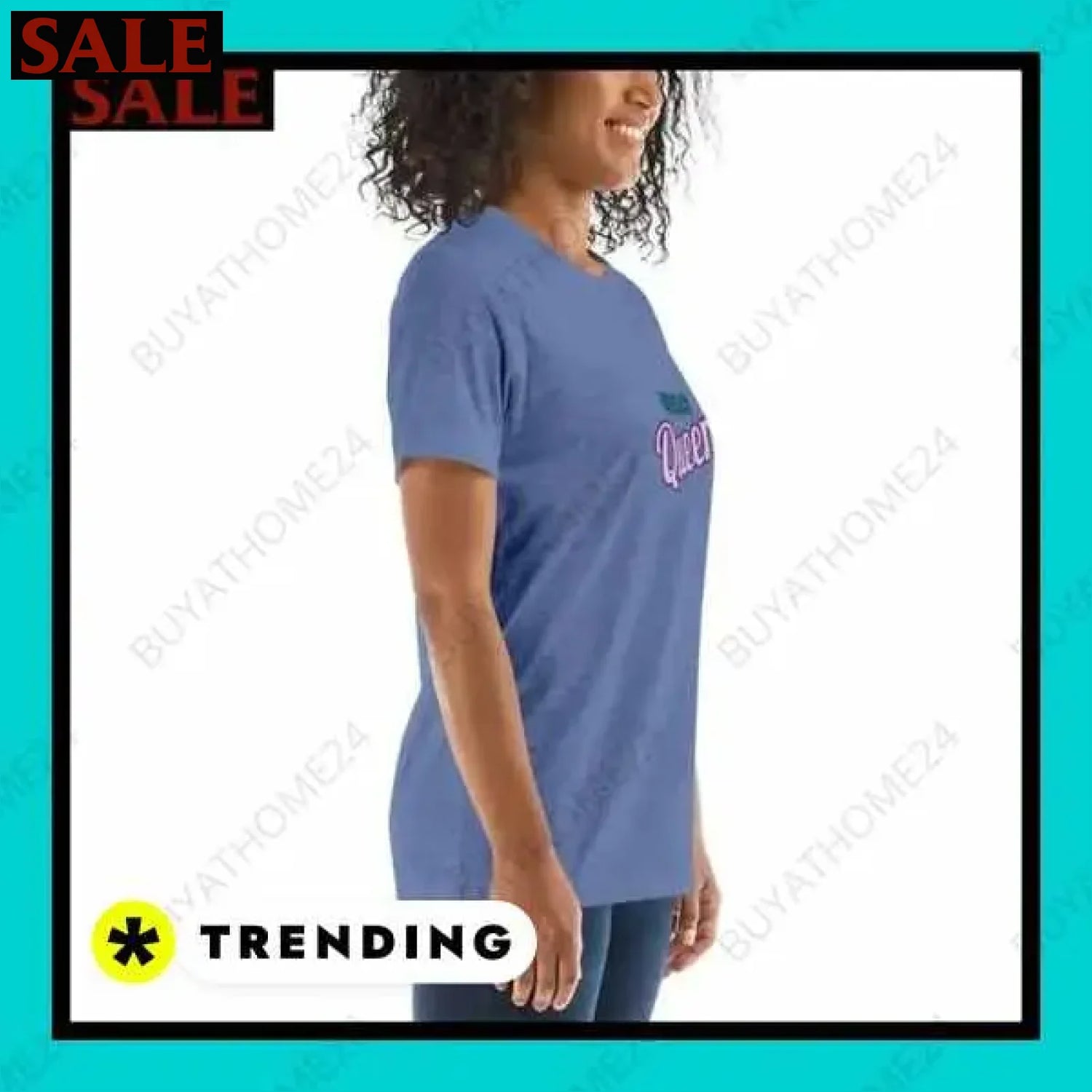 Damen T-Shirt in verschiedenen Größen bei buyathome24 i damen  Textildruck BUYATHOME24, T-Shirts BUYATHOME24, Hoodies BUYATHOME24,  Hosen BUYATHOME24, Jacken BUYATHOME24, Schuhe BUYATHOME24