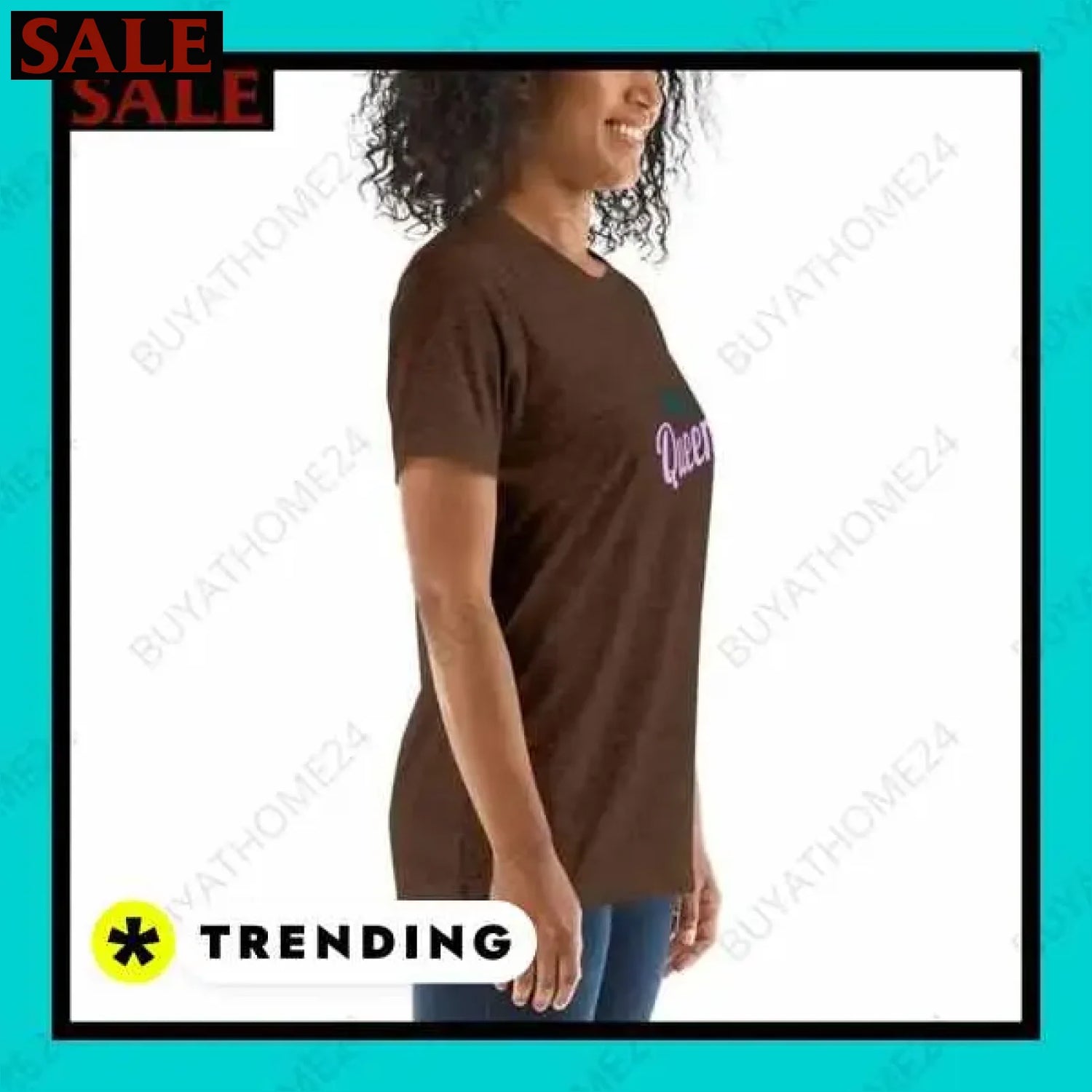 Damen T-Shirt in verschiedenen Größen bei buyathome24 i damen  Textildruck BUYATHOME24, T-Shirts BUYATHOME24, Hoodies BUYATHOME24,  Hosen BUYATHOME24, Jacken BUYATHOME24, Schuhe BUYATHOME24