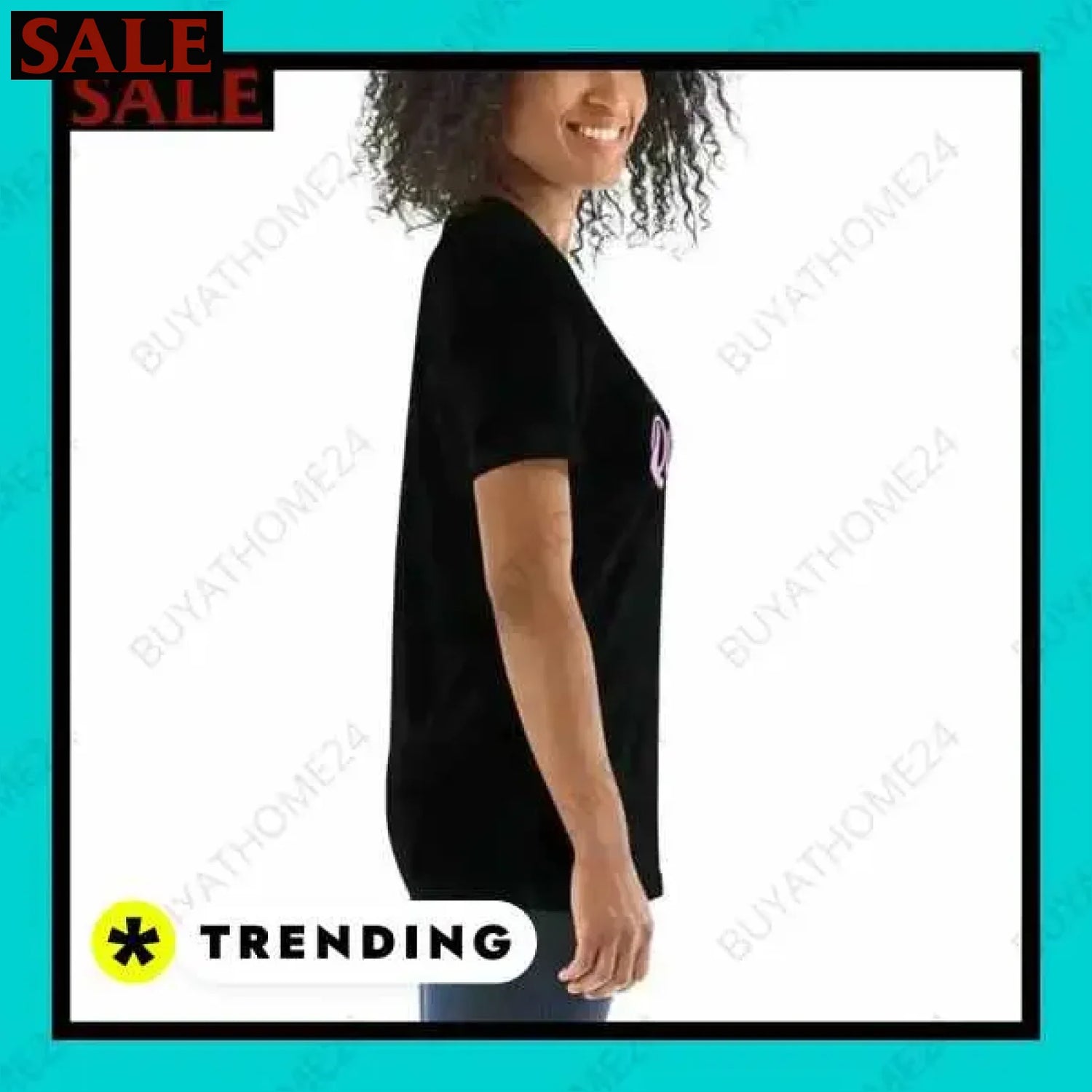 Damen T-Shirt in verschiedenen Größen bei buyathome24 i damen  Textildruck BUYATHOME24, T-Shirts BUYATHOME24, Hoodies BUYATHOME24,  Hosen BUYATHOME24, Jacken BUYATHOME24, Schuhe BUYATHOME24