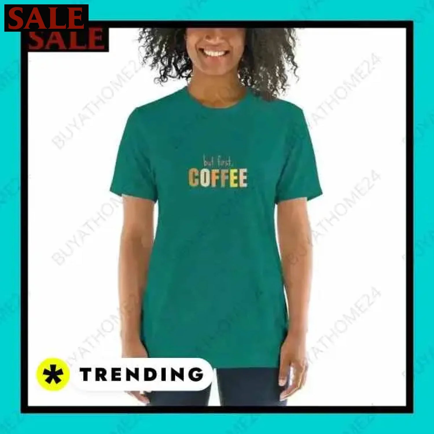 Damen T-Shirt in verschiedenen Größen für stilbewusste Frauen  Textildruck BUYATHOME24, T-Shirts BUYATHOME24, Hoodies BUYATHOME24,  Hosen BUYATHOME24, Jacken BUYATHOME24, Schuhe BUYATHOME24