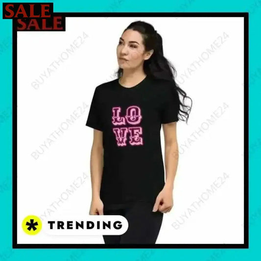 Grafik Rundhalsshirts Kurzarm Damen T-Shirt – Eleganz für jeden Anlass von BUYATHOME24® BUYATHOME24®