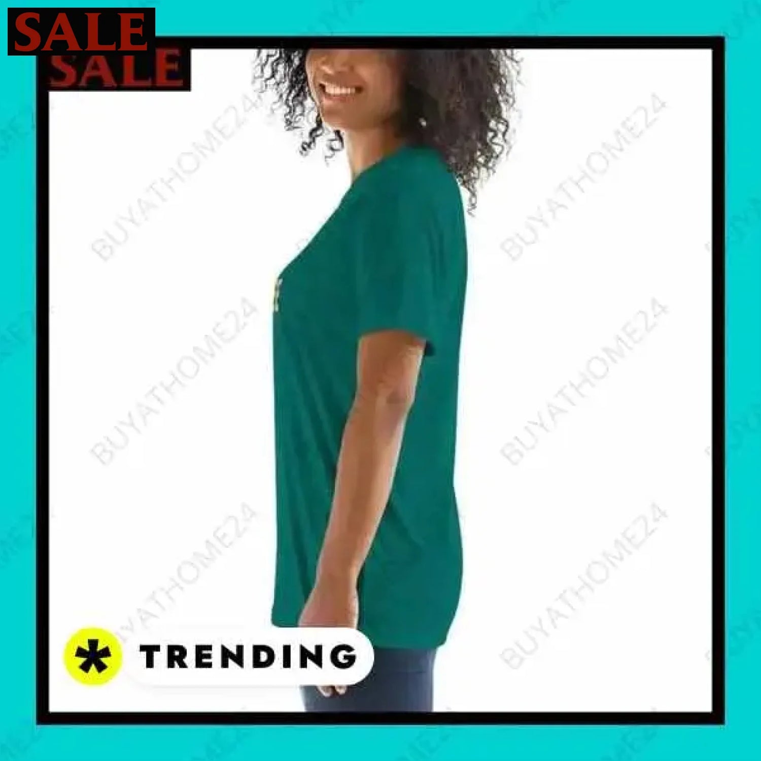 Damen T-Shirt in verschiedenen Größen für stilbewusste Frauen  Textildruck BUYATHOME24, T-Shirts BUYATHOME24, Hoodies BUYATHOME24,  Hosen BUYATHOME24, Jacken BUYATHOME24, Schuhe BUYATHOME24