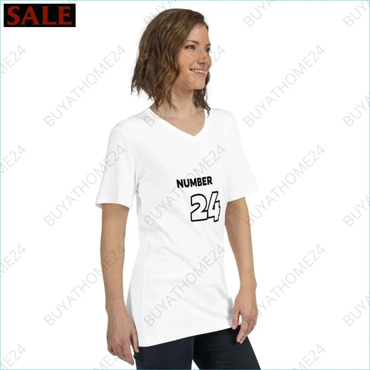 Damen T-Shirt mit V-Ausschnitt S-2XL - BUYATHOME24 - T-Shirtdruck - GERMANY - DAMENMODE, T-Shirt mit V-Ausschnitt, YOUR STYLE