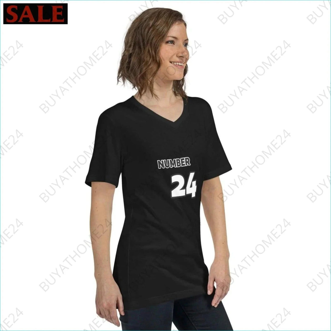 • V-Ausschnitt I Herren & Damen T-Shirt S, M, L, XL, 2XL - DAMENMODE, issues, T-Shirt mit V-Ausschnitt, YOUR STYLE