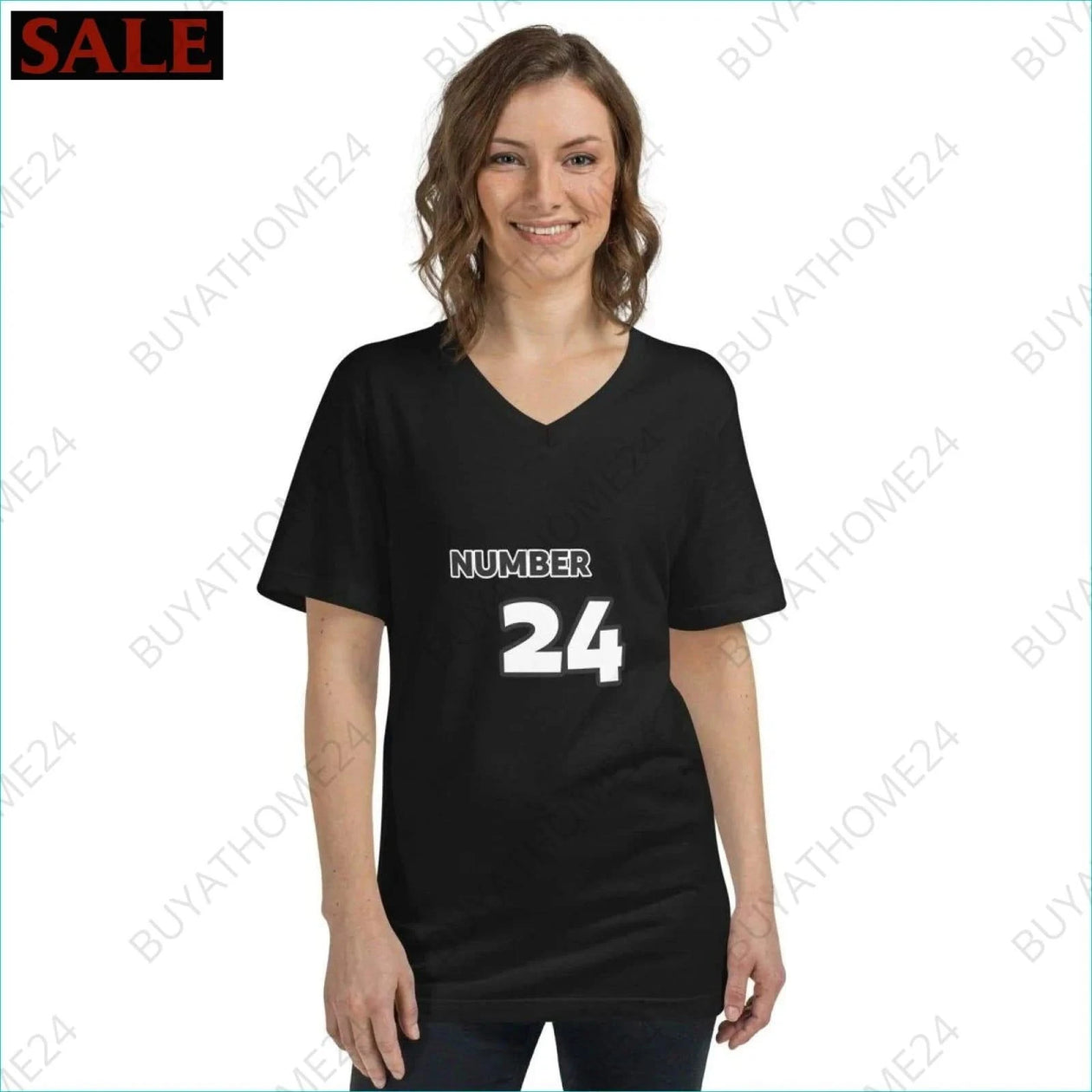 • V-Ausschnitt I Herren & Damen T-Shirt S, M, L, XL, 2XL - DAMENMODE, issues, T-Shirt mit V-Ausschnitt, YOUR STYLE