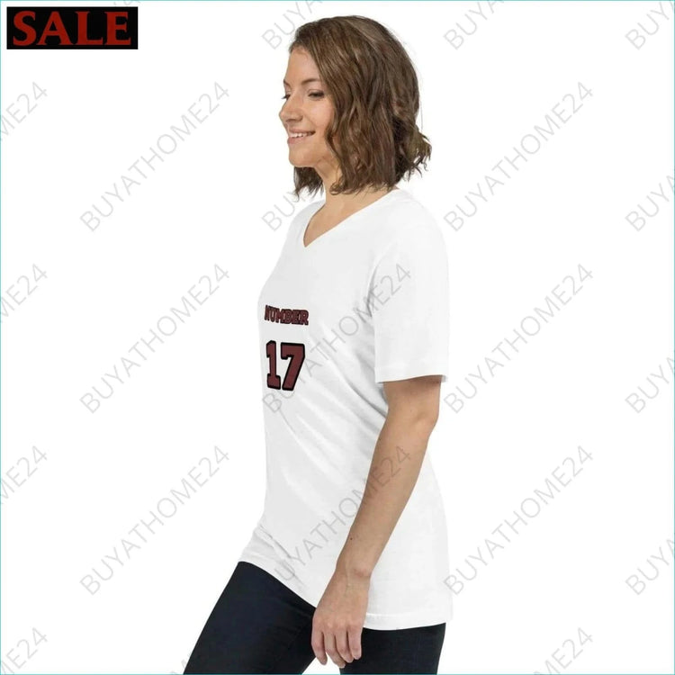 Damen T-Shirt mit V-Ausschnitt S-2XL - BUYATHOME24 - T-Shirtdruck - GERMANY - DAMENMODE, T-Shirt mit V-Ausschnitt, YOUR STYLE