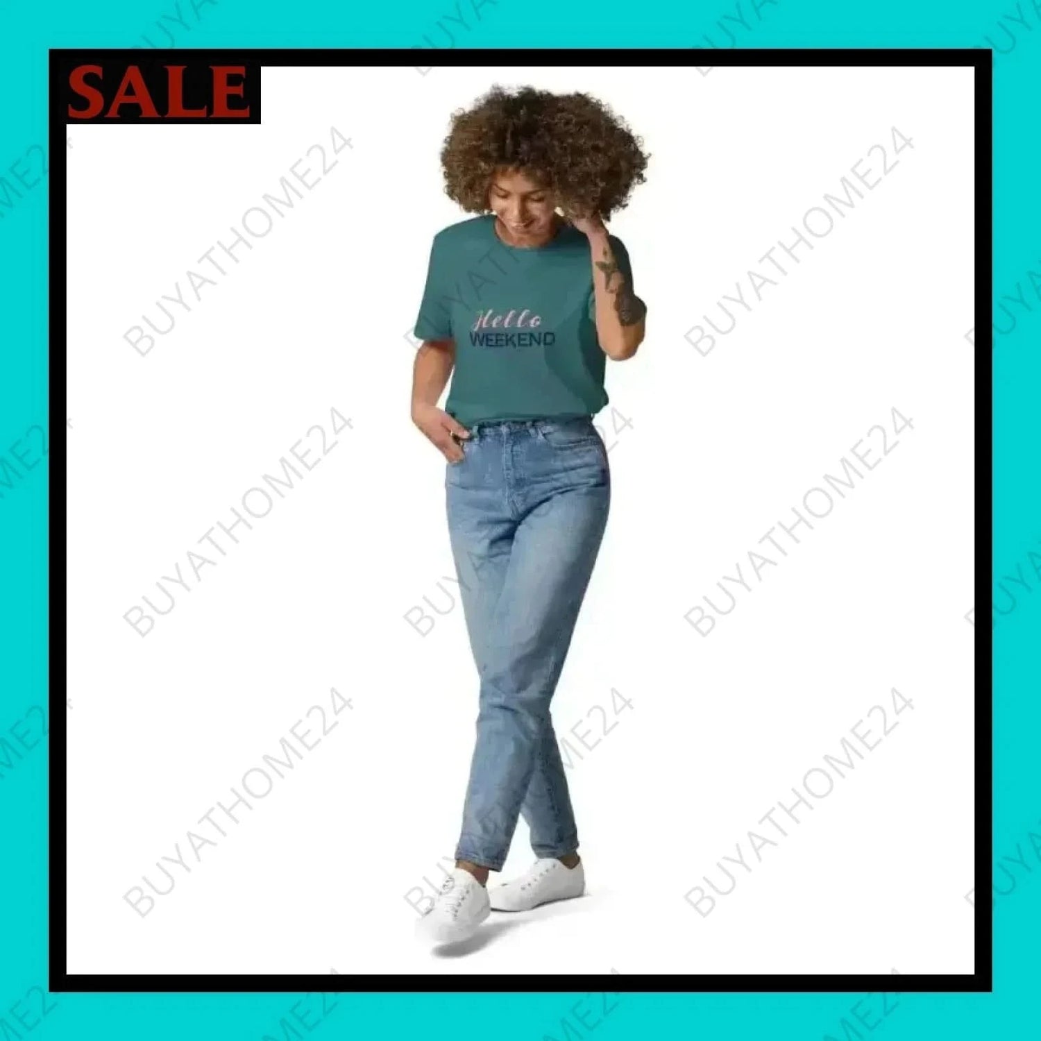 Damen T-Shirt S-2XL - BUYATHOME24 - T-Shirtdruck - GERMANY - DAMENMODE, T-Shirt