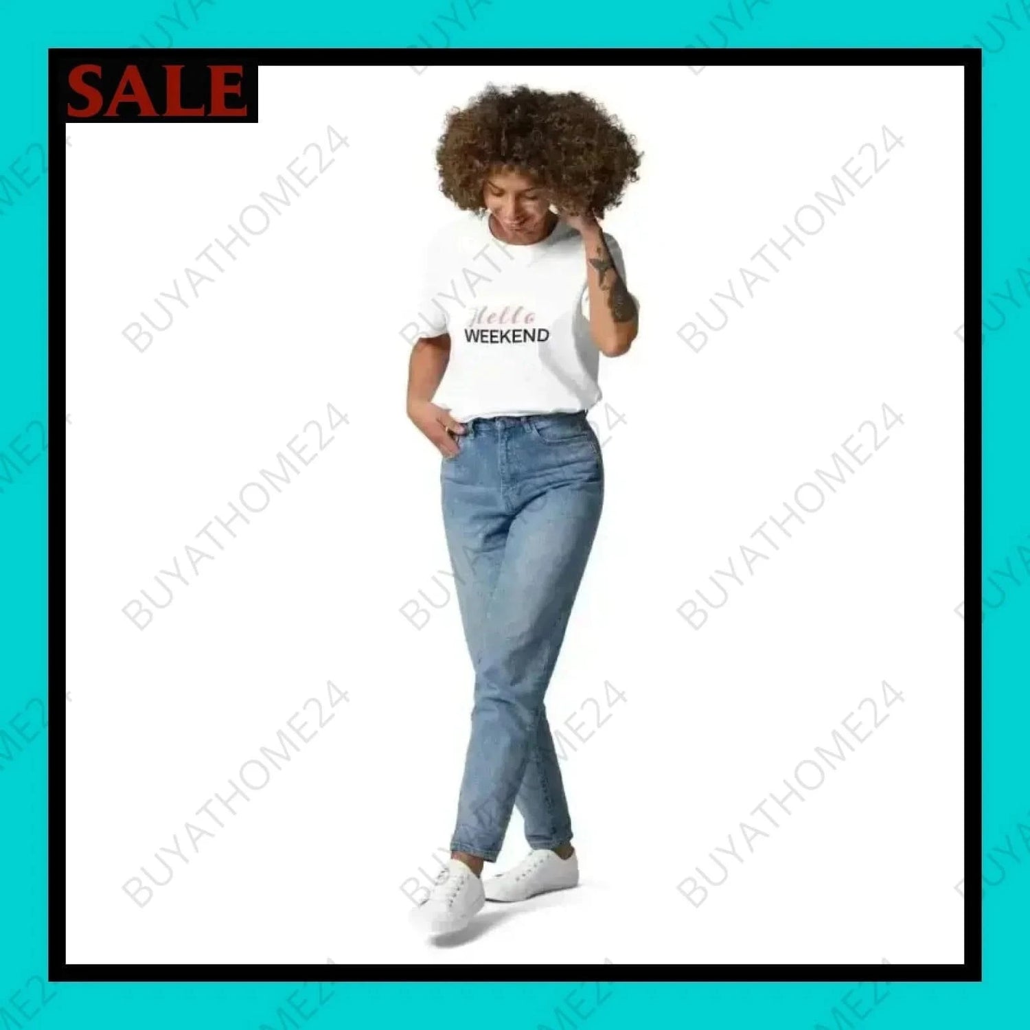 Damen T-Shirt S-2XL - BUYATHOME24 - T-Shirtdruck - GERMANY - DAMENMODE, T-Shirt