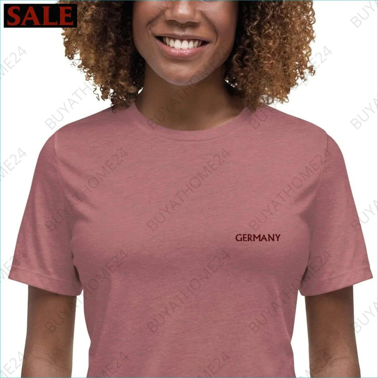 Damen T-Shirt S-3XL - BUYATHOME24 - bestickt - GERMANY - DAMENMODE, T-Shirt, YOUR STYLE