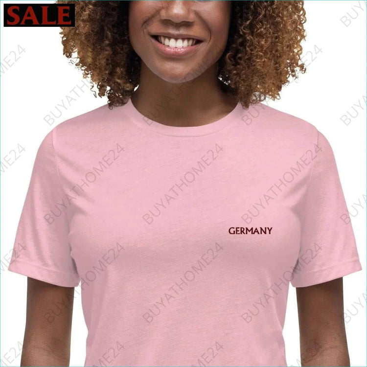 Damen T-Shirt S-3XL - BUYATHOME24 - bestickt - GERMANY - DAMENMODE, T-Shirt, YOUR STYLE