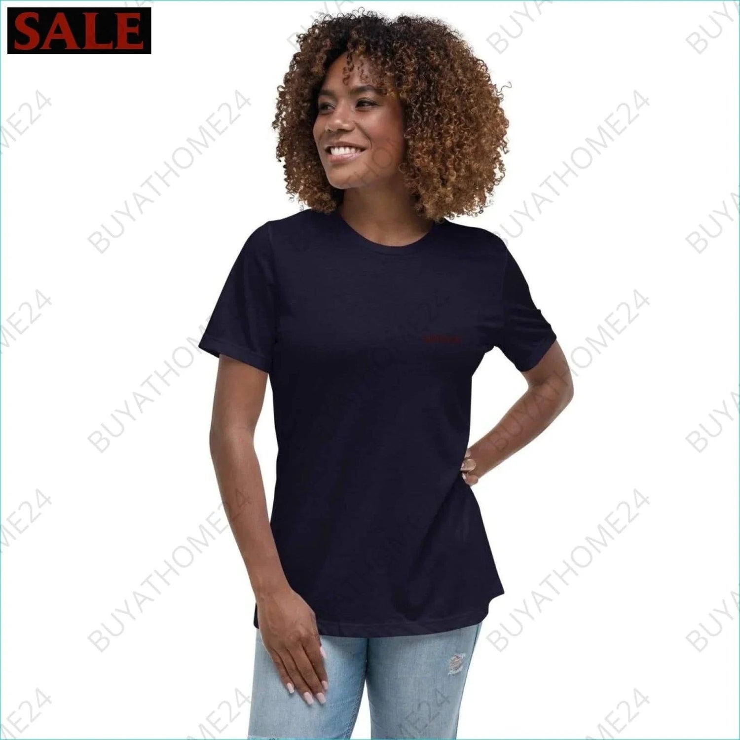 Damen T-Shirt S-3XL - BUYATHOME24 - bestickt - GERMANY - DAMENMODE, T-Shirt, YOUR STYLE