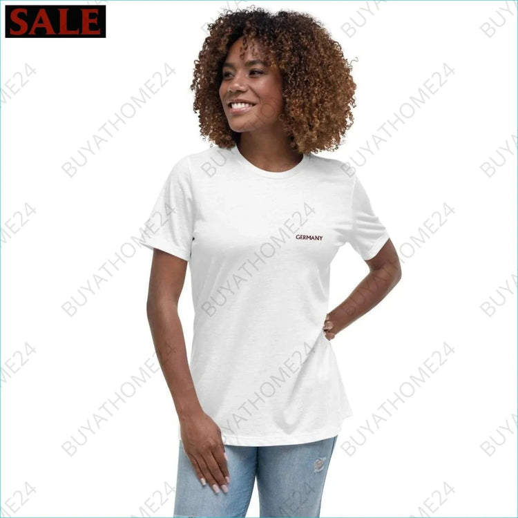 Damen T-Shirt S-3XL - BUYATHOME24 - bestickt - GERMANY - DAMENMODE, T-Shirt, YOUR STYLE