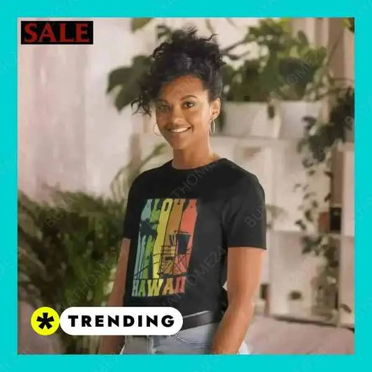 Rundhalsshirt Kurzarm Grafik Damen T-Shirt – Zeitloser Stil von BUYATHOME24® BUYATHOME24®