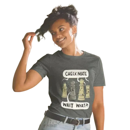 Grafik Damen T-Shirt von BUYATHOME24, dunkles Heather, kurzärmelig, Rundhalsausschnitt, Baumwolle, in Größe S bis 3XL