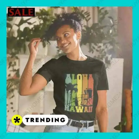 Rundhalsshirt Kurzarm Grafik Damen T-Shirt – Zeitloser Stil von BUYATHOME24® BUYATHOME24®