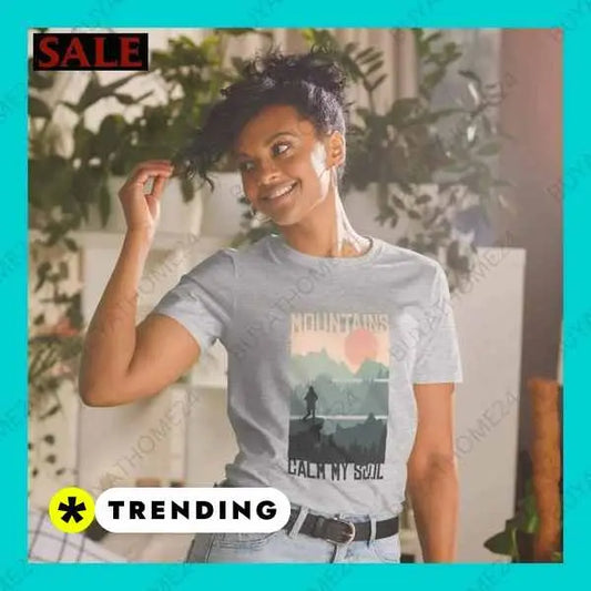 Rundhalsshirt Damen Kurzarm Grafik – Zeitloser Stil von BUYATHOME24® BUYATHOME24®