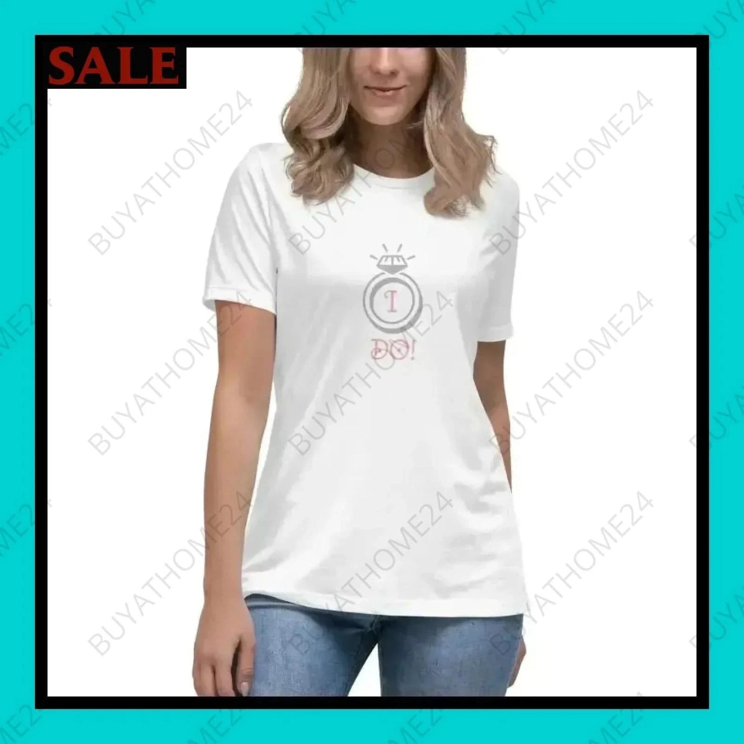 Damen T-Shirt S-3XL - BUYATHOME24 - T-Shirtdruck - GERMANY - DAMENMODE, HOCHZEIT, T-Shirt, YOUR STYLE