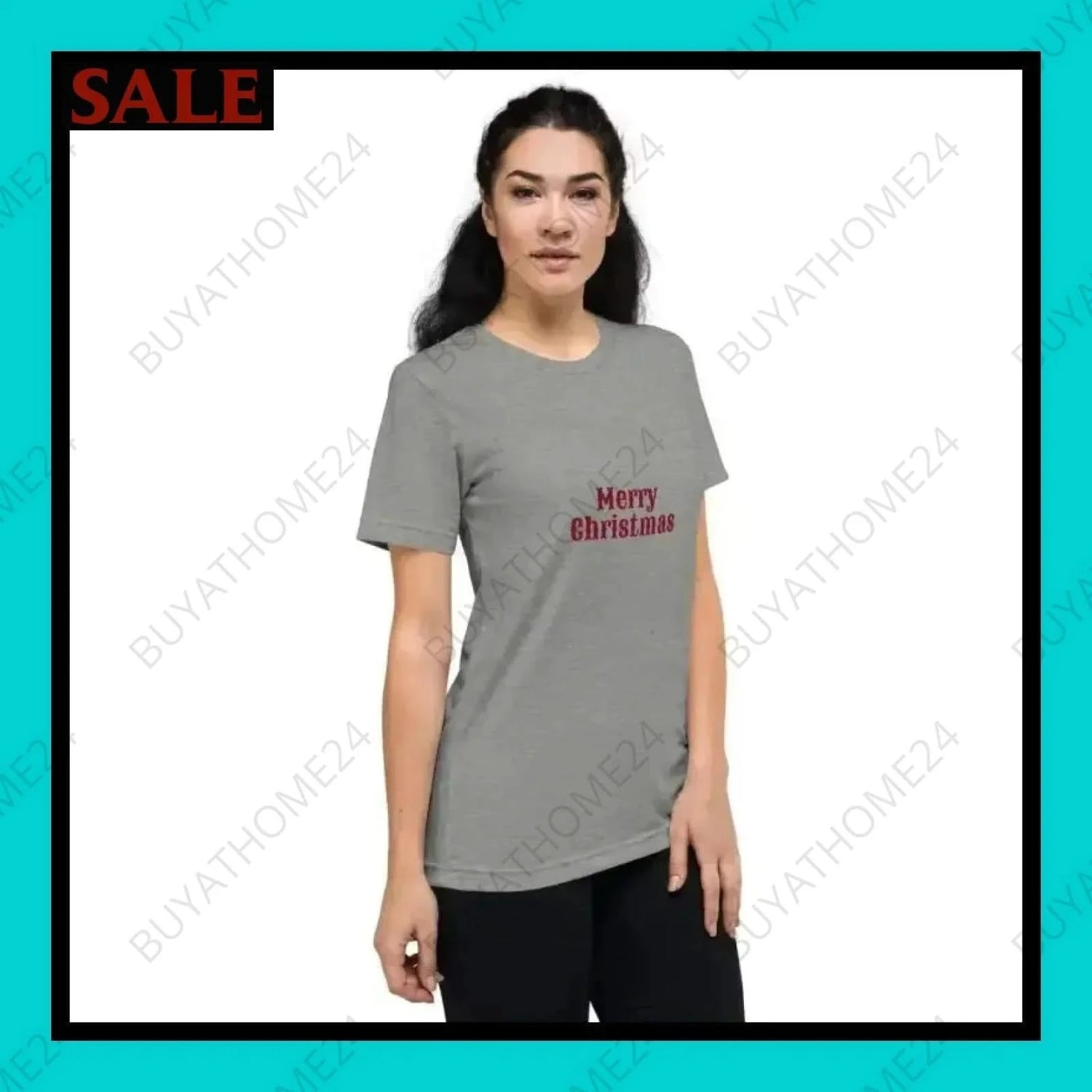 Damen T-Shirt XS-4XL - BUYATHOME24 - T-Shirtdruck - GERMANY - DAMENMODE, T-Shirt, WEIHNACHTEN, YOUR STYLE