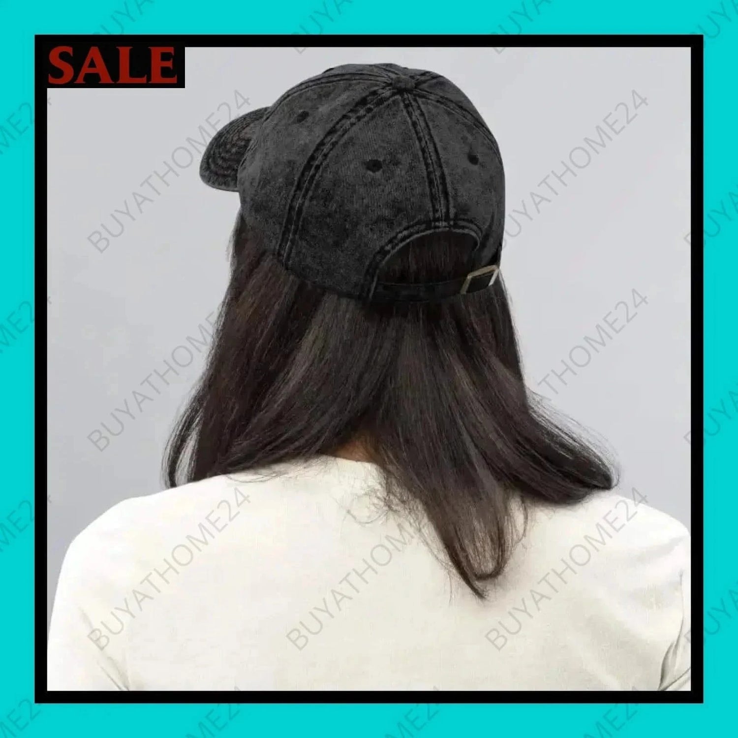 Damen Vintage Cap 47 cm - 59 cm - BUYATHOME24 - Capdruck - GERMANY - DAMENMODE, Vintage Cap, YOUR STYLE