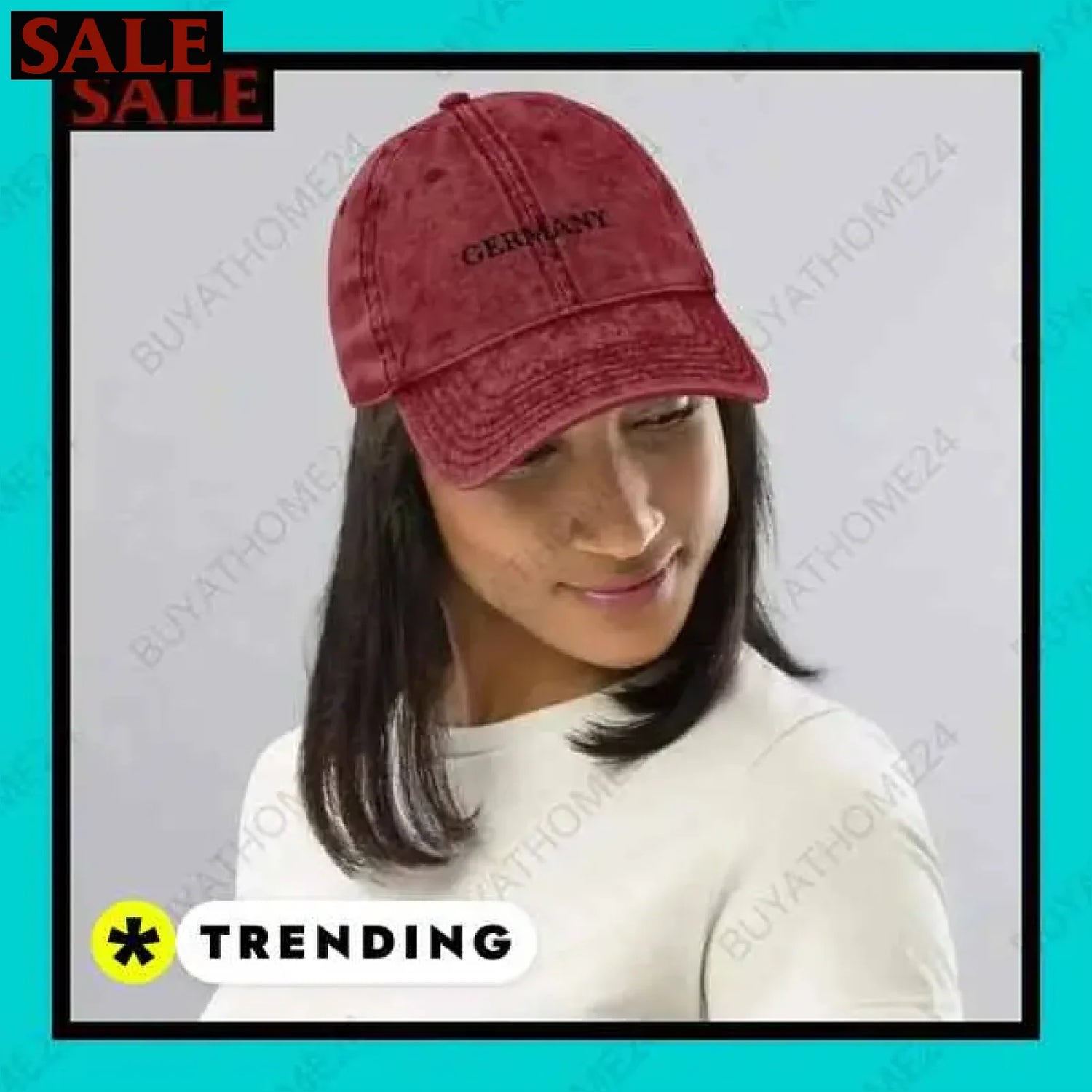 •  Jeans Baseball Cap I Herren & Damen Vintage Cap 47 cm - 59 cm  Textildruck BUYATHOME24, T-Shirts BUYATHOME24, Hoodies BUYATHOME24,  Hosen BUYATHOME24, Jacken BUYATHOME24, Schuhe BUYATHOME24