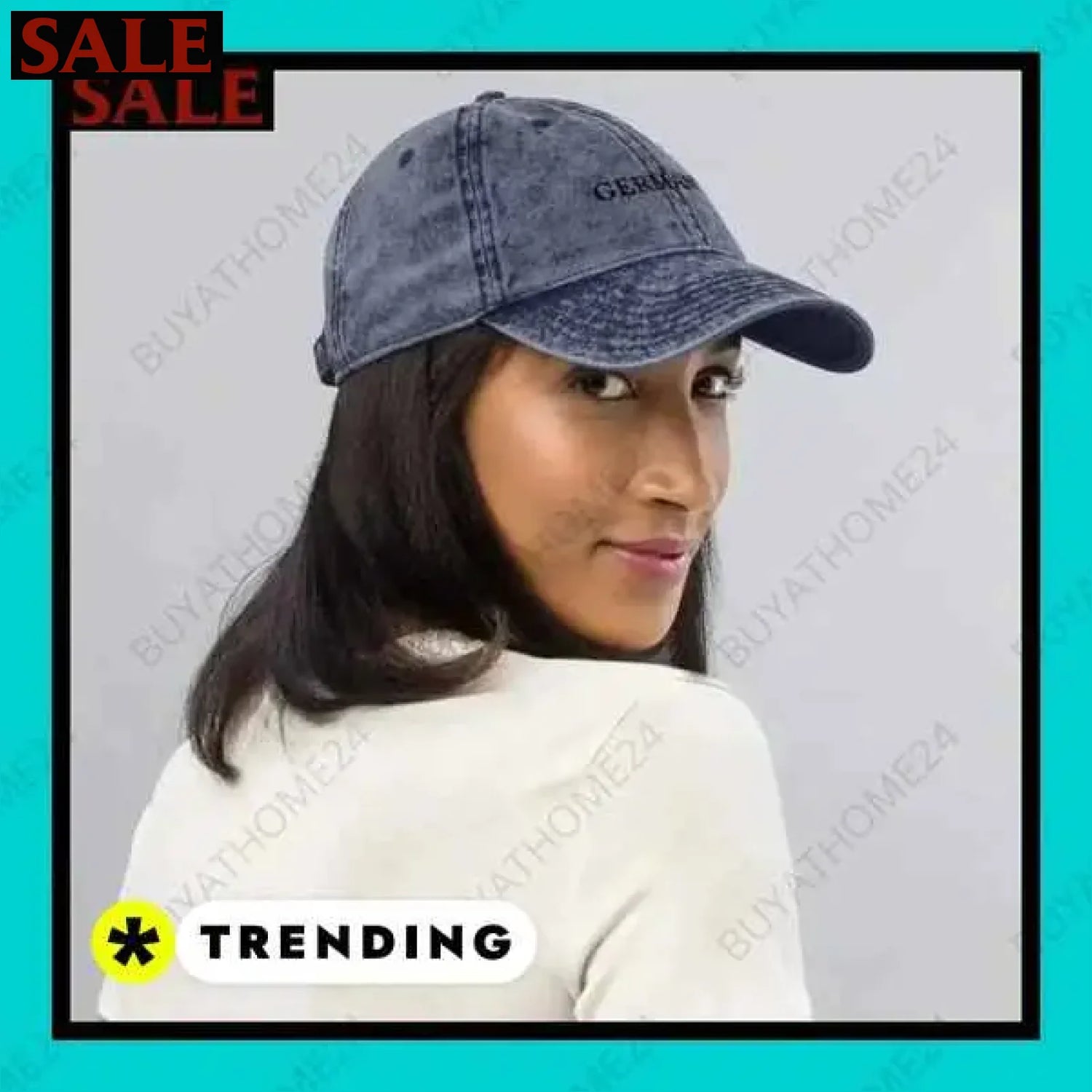 •  Jeans Baseball Cap I Herren & Damen Vintage Cap 47 cm - 59 cm  Textildruck BUYATHOME24, T-Shirts BUYATHOME24, Hoodies BUYATHOME24,  Hosen BUYATHOME24, Jacken BUYATHOME24, Schuhe BUYATHOME24