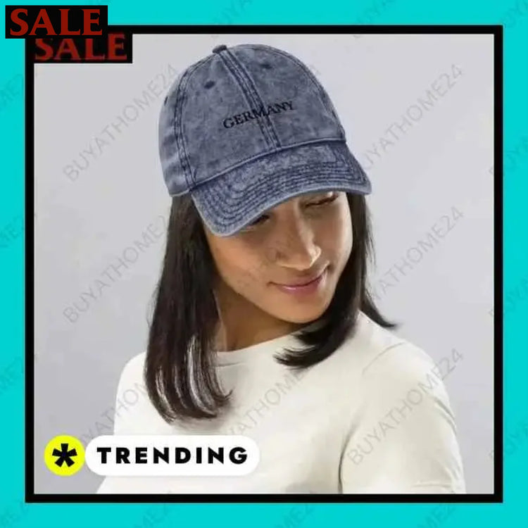 •  Jeans Baseball Cap I Herren & Damen Vintage Cap 47 cm - 59 cm  Textildruck BUYATHOME24, T-Shirts BUYATHOME24, Hoodies BUYATHOME24,  Hosen BUYATHOME24, Jacken BUYATHOME24, Schuhe BUYATHOME24