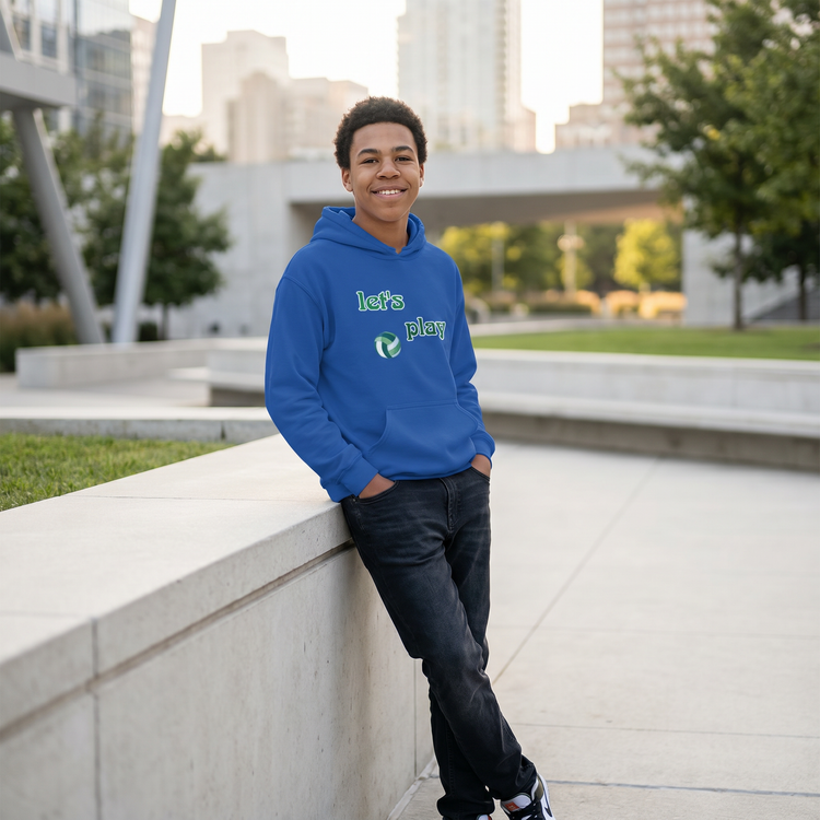Personalisierebarer Kinder Hoodie aus Baumwolle mit buntem Grafik-Print, Unisex, in XS bis XL, bequem und weich.