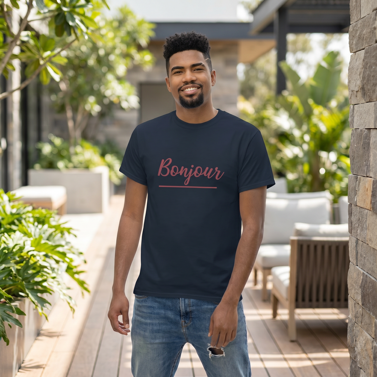Generated lifestyle image for Unisex Grafik T-Shirt aus 100% Baumwolle, Rundhals, S-5XL