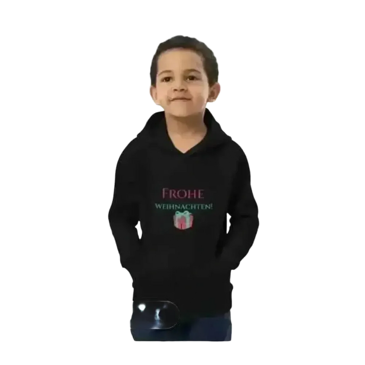 Unisex Kinder Hoodie mit Weihnachtsgrafik aus Baumwolle für Jungen, Größen 4-12 Jahre, bei BUYATHOME24.
