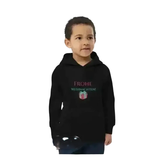 Unisex Kinder Hoodie von BUYATHOME24, Baumwolle, mit Weihnachtsgrafik, für Jungen, Größe 4-12 Jahre, bequemer Kapuzenpullover